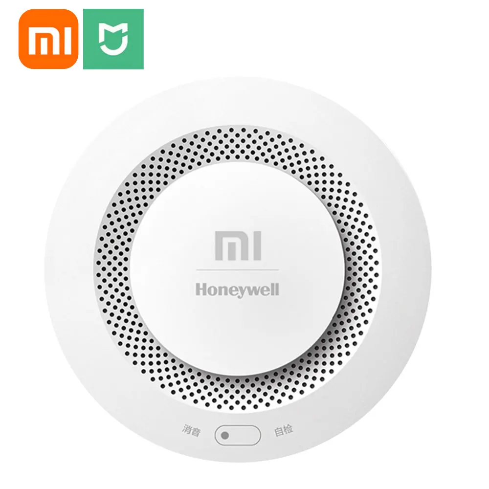 

Xiaomi Mijia Honeywell Fire Alarm Smoke Detector Sensor Audible Visual Alarm Notication Work With Mi Home APP