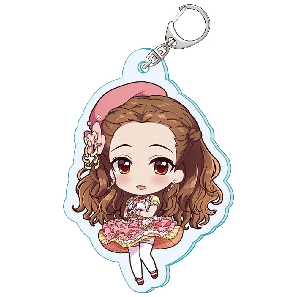 Магазин аниме THE IDOLM@STER Saki Temari Kotone Mao Lilja HD персонажи акриловый брелок кулон