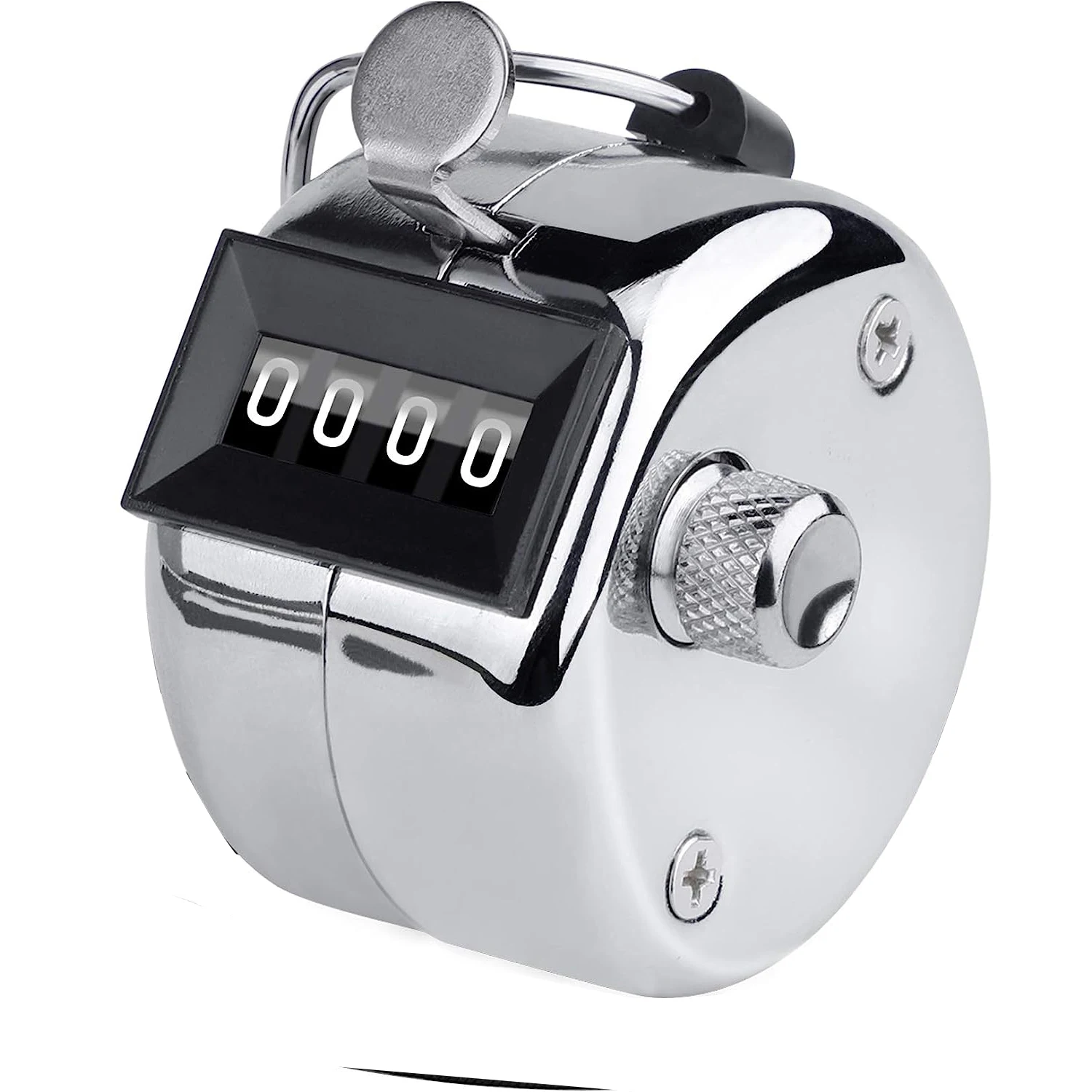 

Металлический ручной счетчик счетчиков, 4-значный счетчик кликов, ручные механические счетчики, счетчик шагов для тренажеров