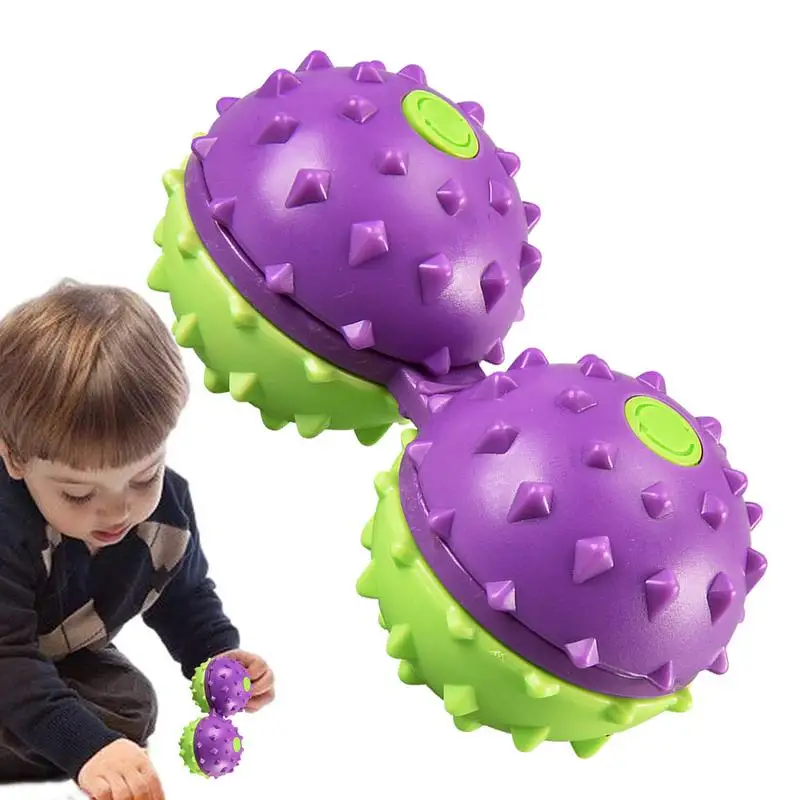 

Силиконовые массажные шарики, портативная компактная игрушка-антистресс, гироскоп для пальцев, сенсорный мяч на Хэллоуин, игрушка, подарок