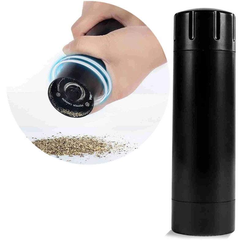 

1PCS Creative Mini Convenient Home Pepper Mill Pepper Cannon Manual Grinder For Kitchen Barbecues Kitchen Tools