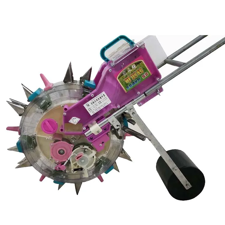 

Multi functional Hand push corn soybean seeder with fertilizer