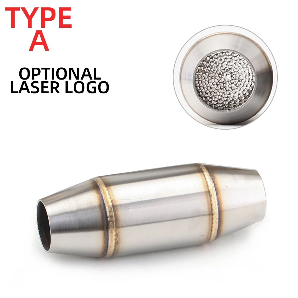 

35 мм адаптер для трубы среднего звена шума, шумоглушитель, модифицированная система выхлопной трубы мотоцикла, катализатор, расширительная камера, вход