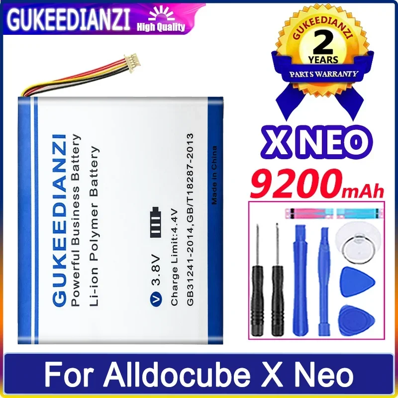 GUKEEDIANZI аккумулятор 9200 мАч для Alldocube Cube X Neo планшетный ПК сменный 7-проводной разъем