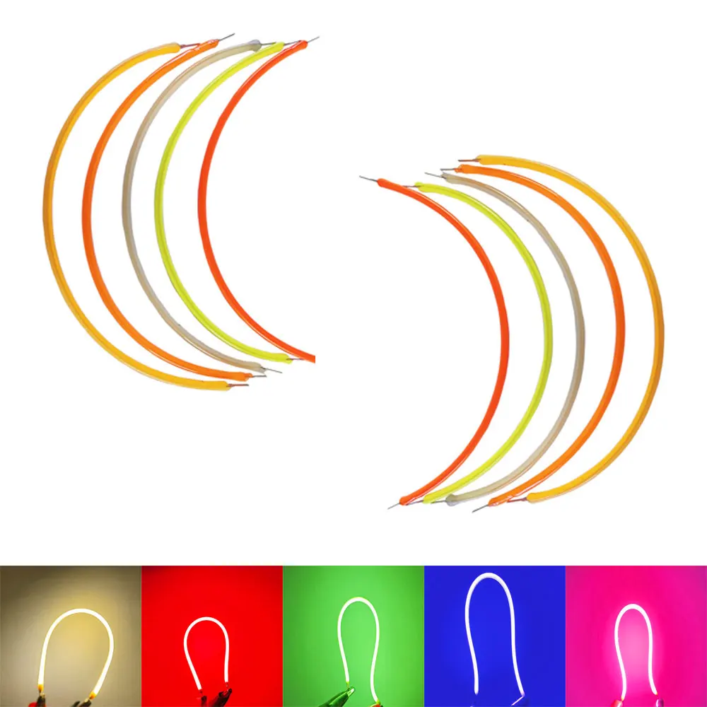 

Желтые светодиодные гибкие нити QMLRMC Led Soft Filament 3В 80/130/255/300мм