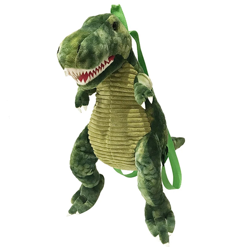 Cute Cartoon Children Dianosaur Backpacks Kids Doll Plush SchoolBag 3D Dinosaur Baby Backpack for Boys Girls Animal Toy Bags