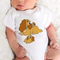 lady and the tramp disney new all match toddler bodysuits harajuku sweet casual seasons newborn romper