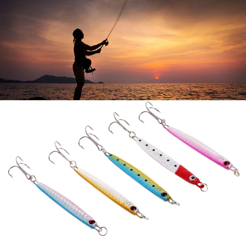 

Metal Jigs Fishing Lures Artificial Bait Bass CrankBait Fish Tackle 7cm/14