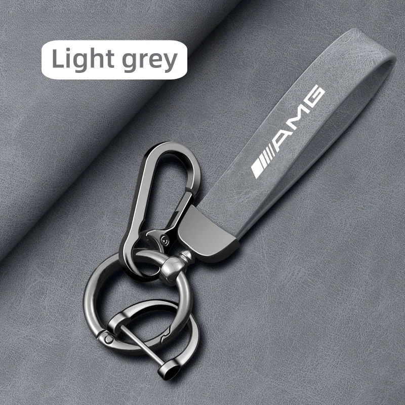 

Металлический кожаный брелок для ключей для Mercedes Benz AMG W203 W204 W205 W210 W211 W221 A B C E Class Автомобильный значок Брелок Аксессуар