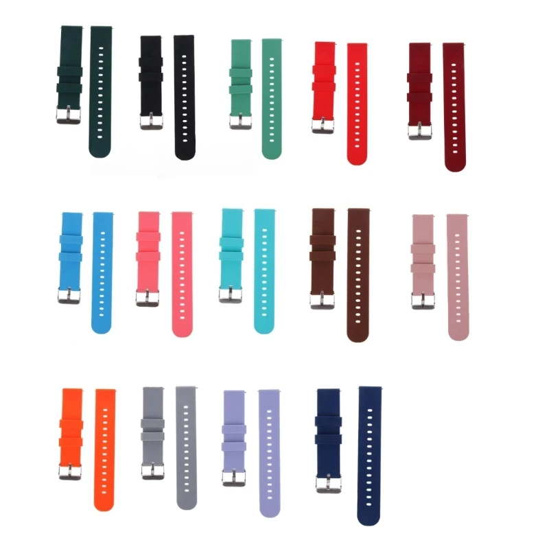 

Washable Wristband Soft Strap Belt Sweatproof Quick Release Smartwatch Bracelet