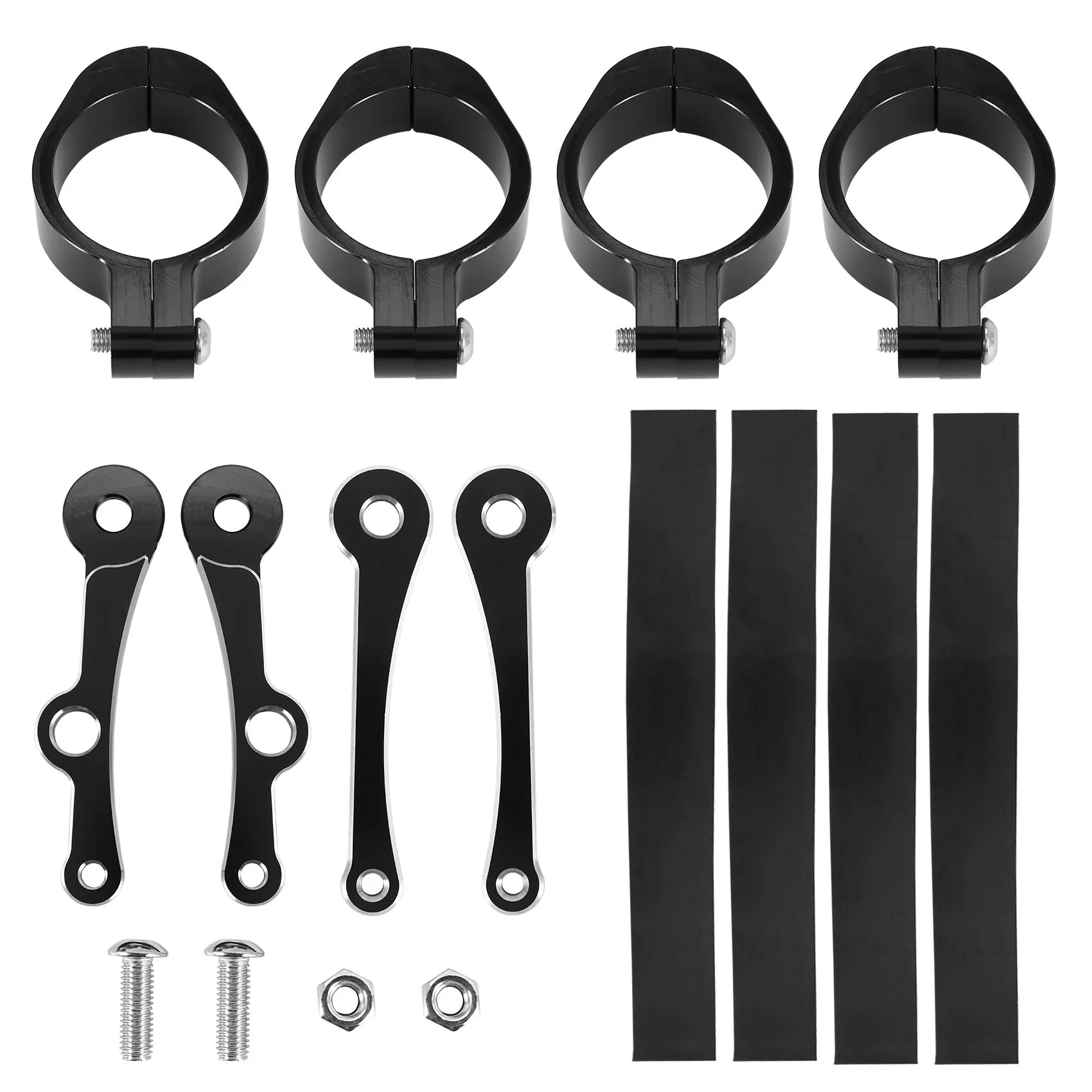 

Кронштейны для мотоциклетных фар 39 мм/41 мм (универсальные) черные