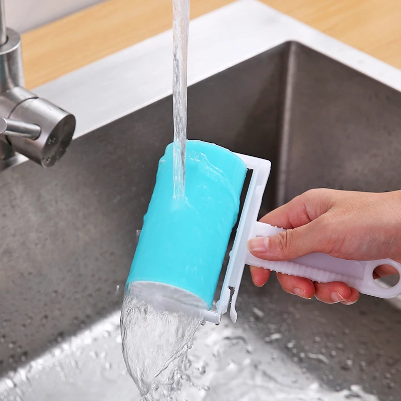 

Washable Reusable Lint Remover Clothes Dust Wiper Cat Dog Comb Shaving Pet Hair Remover Brush Sticky Roller