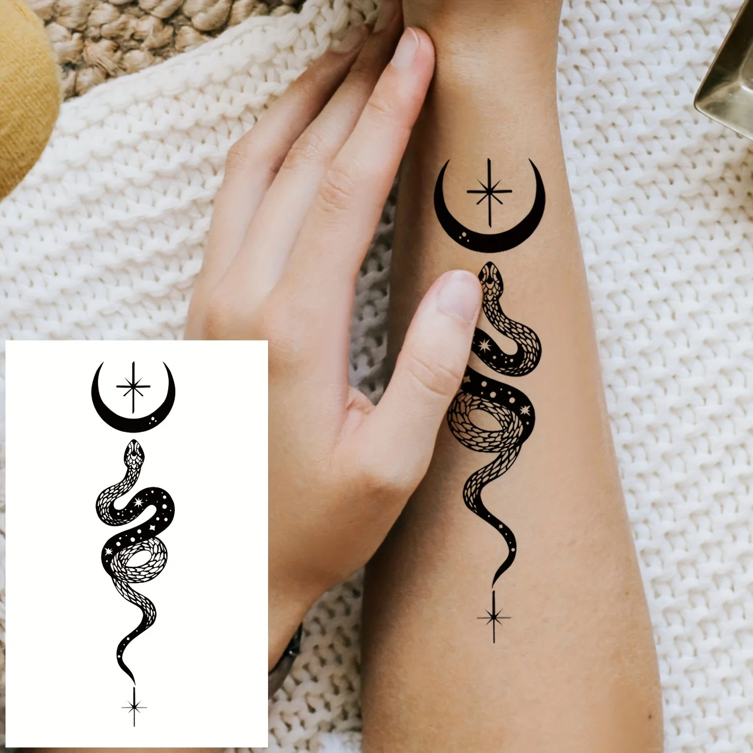 10 шт./набор съемные клейкие тату-наклейки для женщин и девочек