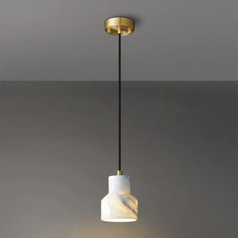 

Full copper bedroom Dining Room Bedroom bar New marble chandelier