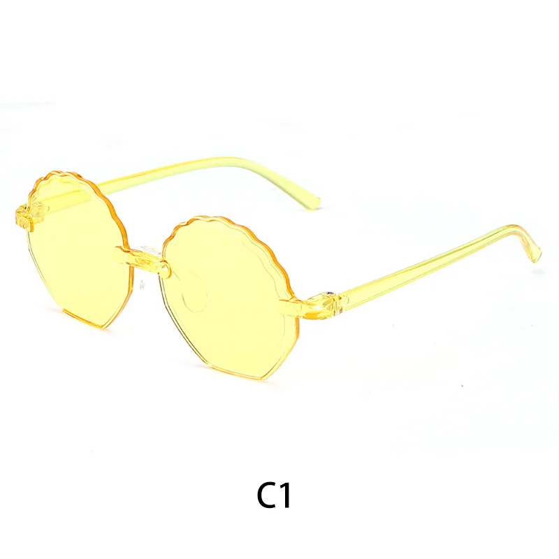 

New irregular lace fashion multilateral children's Sunglasses