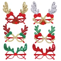 wangaiyao new christmas clothes adult childrens toys christmas deer glasses christmas decoration christmas glasses christmas gi