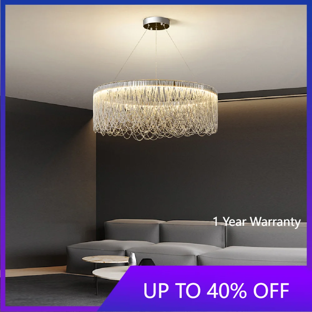 

Tassel LED Light Fixture Art Design Modern Independent Designer Chandelier Luxury Home Appliance Home Decor Lustre