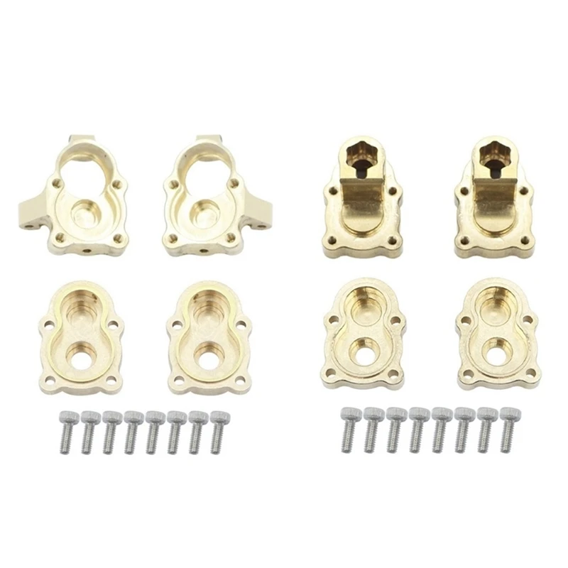 

Brass Front And Rear Portal Housing Gear Cover Counterweight For FMS FCX24 1/24 RC Crawler Car Upgrades Parts