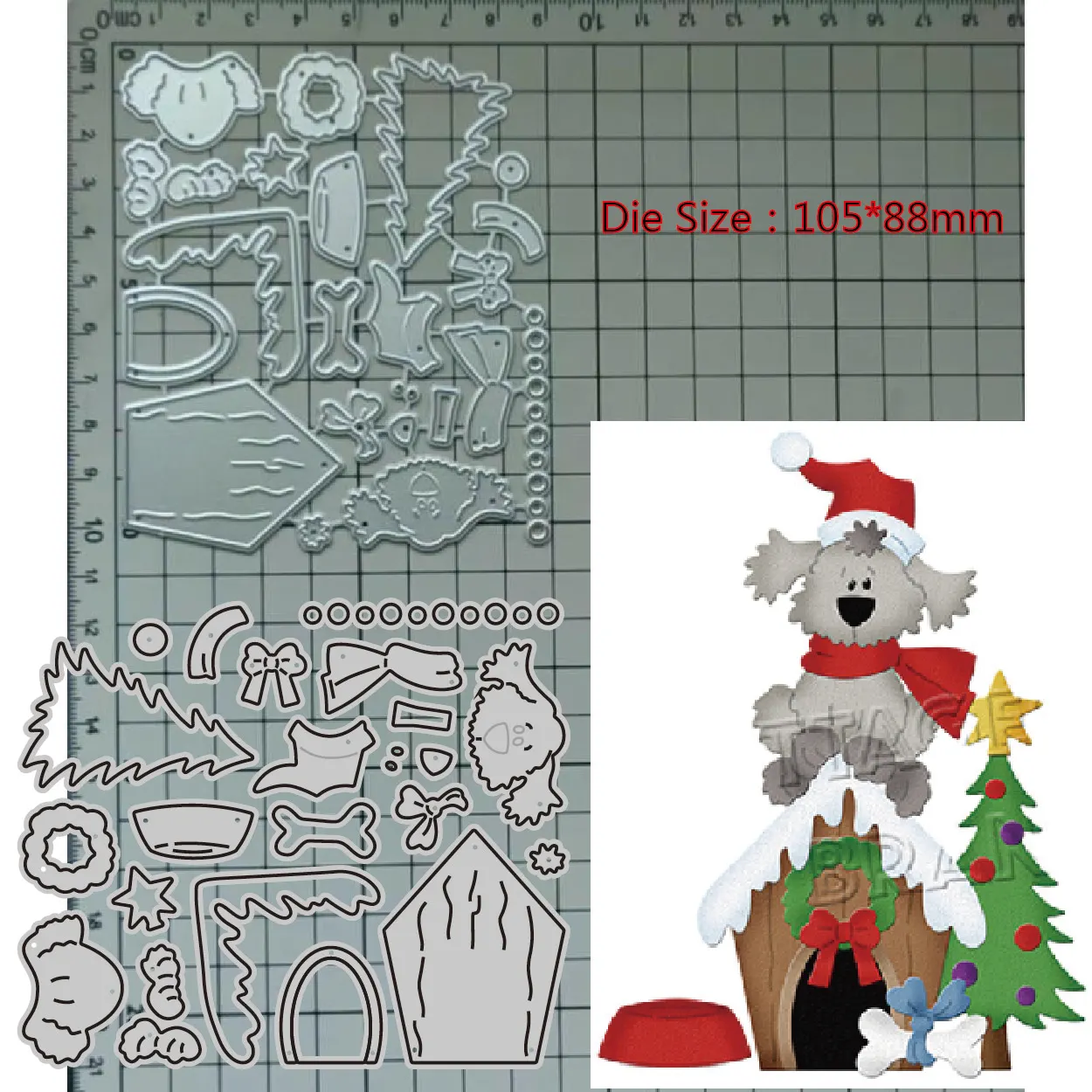 

Новинка 2023, металлические Вырубные штампы, украшение для раковины собаки, «сделай сам», скрапбукинг, бумажный нож, форма, лезвие, перфоратор, трафареты