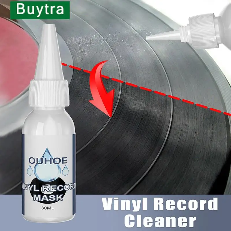Vinyl Record Cleaner 200ml Vinyl LP/CD Record Professional Cleaner Cleaning Fluid Dust Removal Anti-static Spray Dishwashing