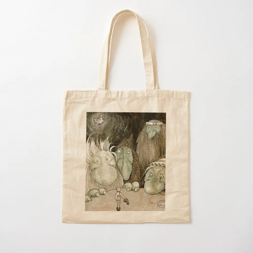 Сумка-тоут The Brave Boy and Trolls Watercolor от John Bauer женская сумка-тоут 2025 года холщовая University
