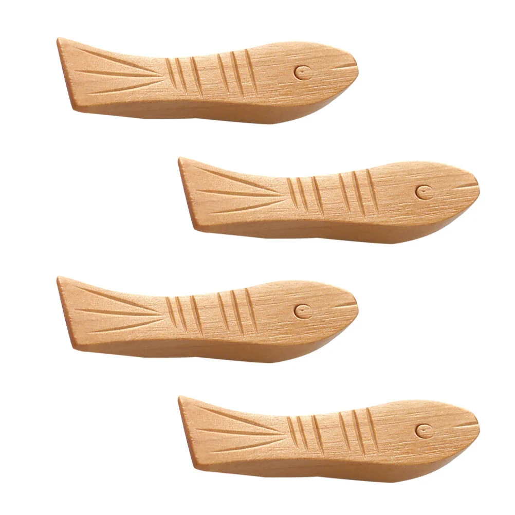 

4 Pcs Japanese Style Chopstick Rests Chopstick Holder Wooden Chopstick Racks