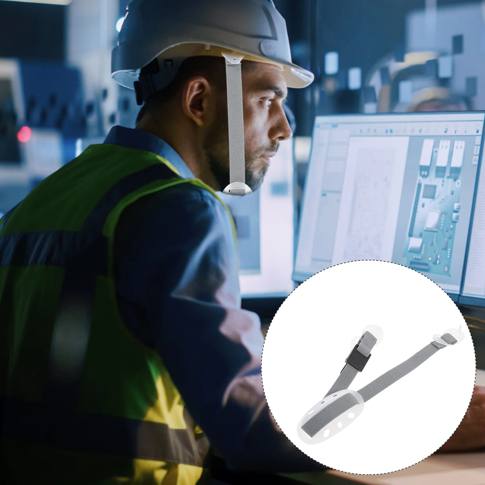 Ремешок на подбородке Прочный для каски Футбольная регулируемая