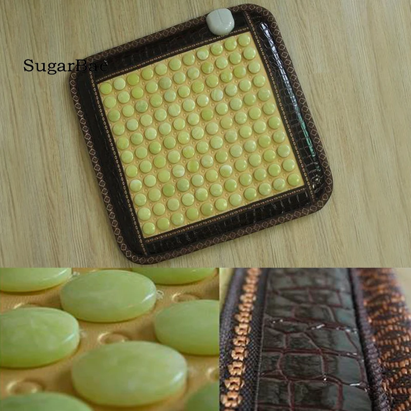 

Горячая Распродажа Нефритовая Подушка, турмалиновый коврик с подогревом, фотоэлектрическое сиденье, 45x45 см, бесплатная доставка