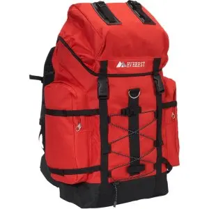 Everest Unisex Hiking Backpack, Black