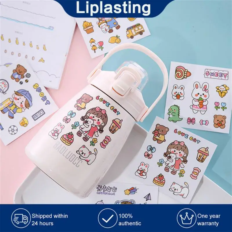 

Милая наклейка на кружку, креативные наклейки на чашку с водой, мультяшное украшение, наклейка на руку, декоративные чашки, наклейки, Ins