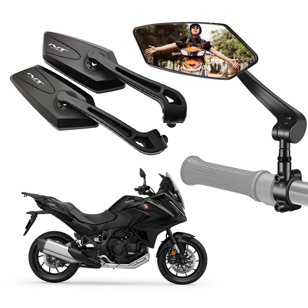 Фото Зеркала для мотоцикла Super Clear Vision, левое и правое, регулируемые, для Honda NSR NT1100 NT1100 DCT Rally Tour Custom Sport Hornet №1