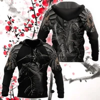 2021 new japanese samurai tattoo 3d printing mens sweatshirt harajuku zip hoodie casual unisex jacket pullover type 41