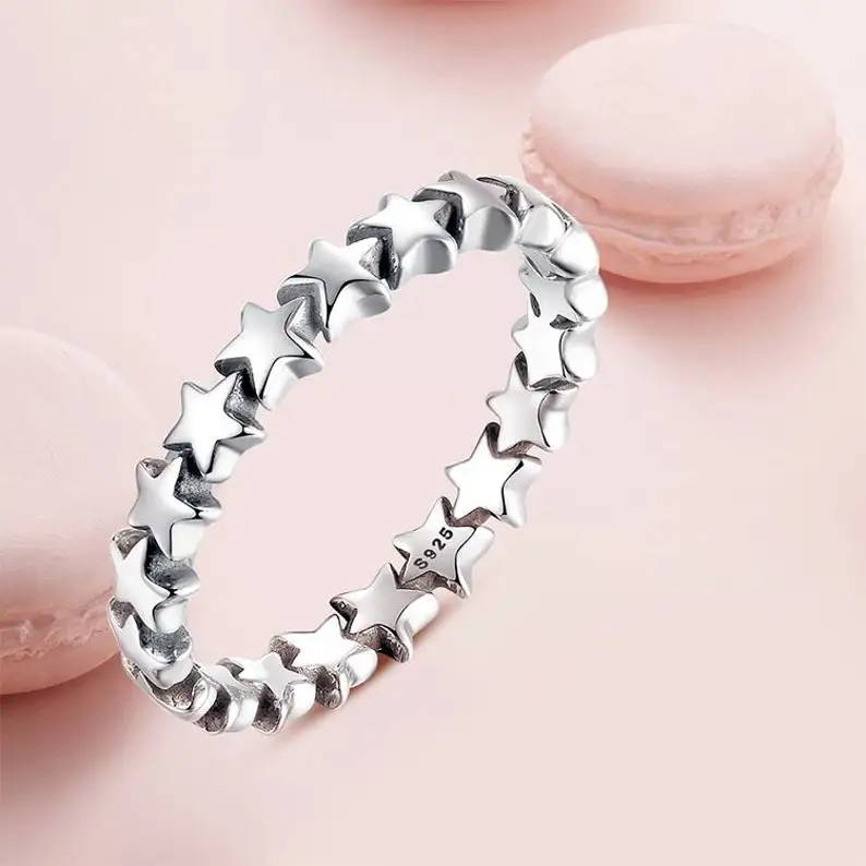 

Stars Ring Women - Tiny Star Ring - Stars band ring gothic ，wholesale