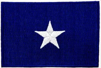 bonnie blue flag patch texas star southern florida republic embroidered iron on %e2%89%885 5 3 8cm