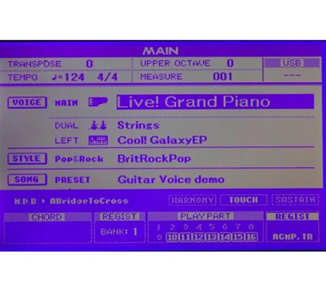 Фото Дисплей LCD для YAMAHA DGX520 DGX620 DGX630 DGX640 Yamaha PSR-S500 PSR-S550 PSR-S650 PSR-S670 MM6 MM8 H3574YD, замена №3