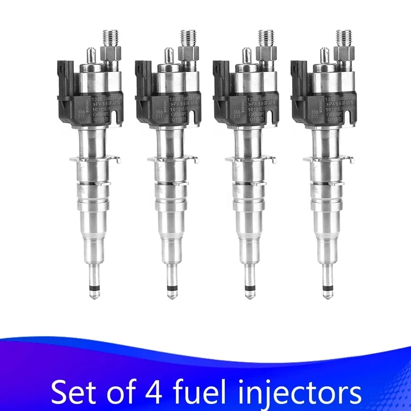 

4 шт. автомобильный топливный инжектор 13537585261 13537585261-09 для-BMW X5 X6 N54 N63 135 335 535 550 750 Топливная форсунка 13537537317