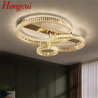 hongcui modern ceiling lamps gold led round lighting creative decorative fixtures for home