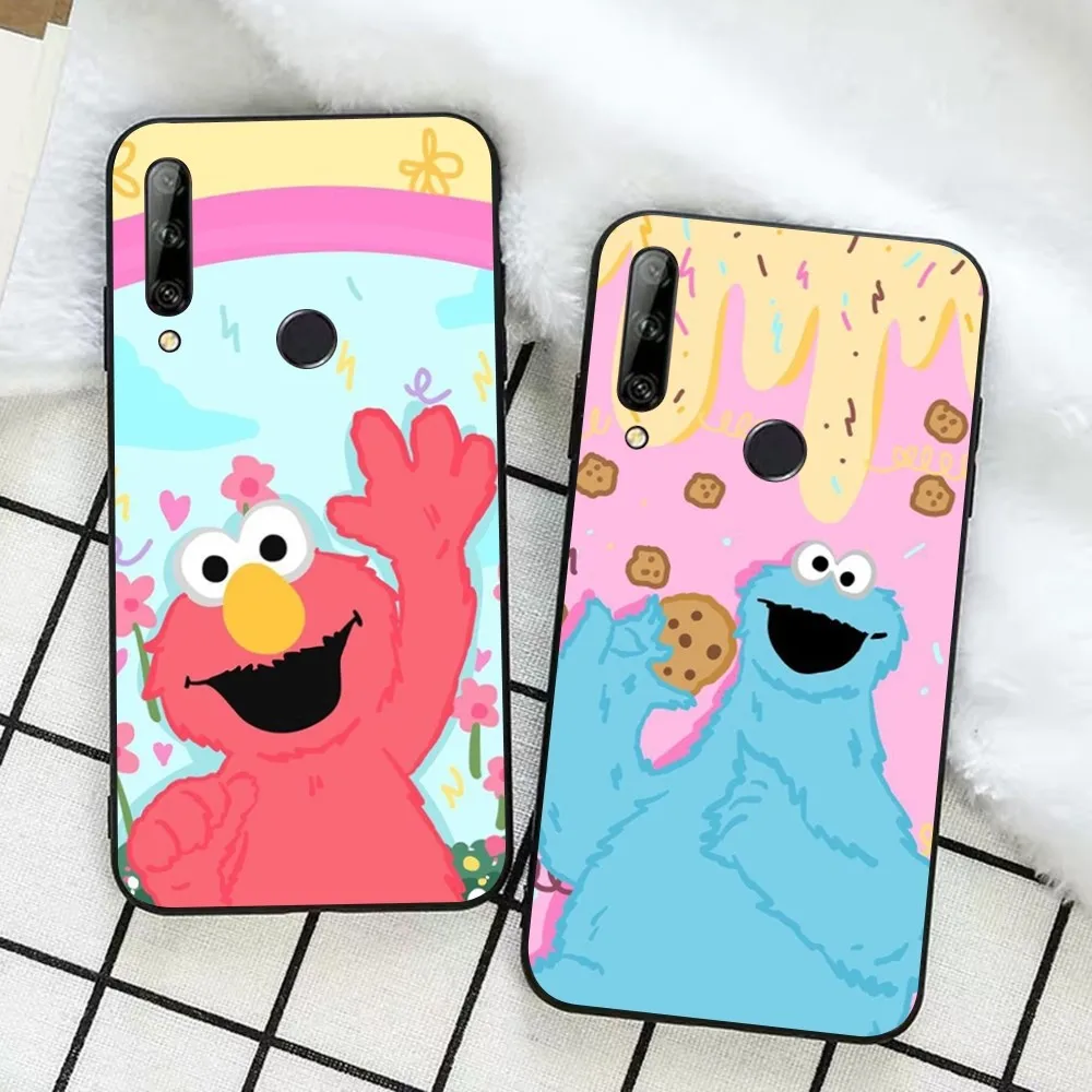 

INS Sesame Street Cookie Phone Case For Huawei Honor 10 lite 9 20 7A pro 9X pro 30 pro 50 pro 60 pro 70 pro plus