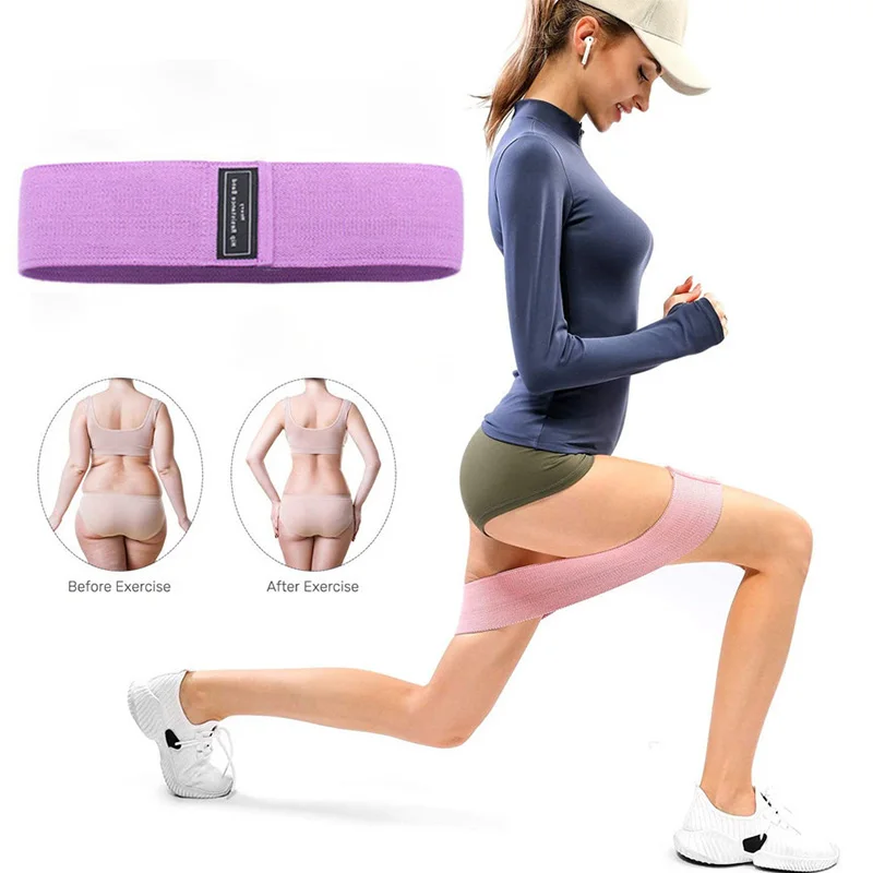 

Резиновая лента для фитнеса, йоги, бедер, круг, фитнес-повязка, эспандер, эластичная тренировочная лента, для дома, тренажерного зала, сопрот...