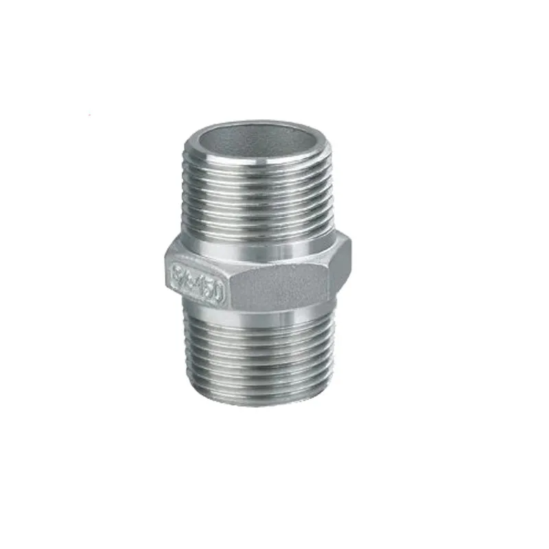 

Male to Male Hex Nipple Threaded Reducer Pipe Fitting Stainless Steel 304 DN6 DN8 DN10 DN15 DN20 DN25 DN32 DN50