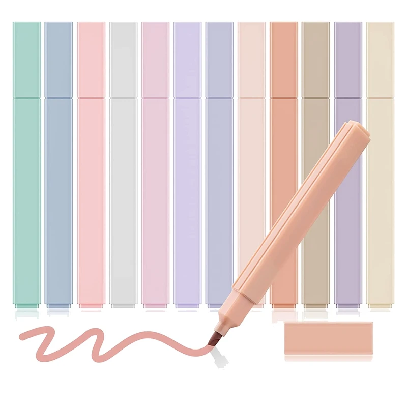 S Cute Aesthetic Pens Assorted Colors Bible Highlighters 12 