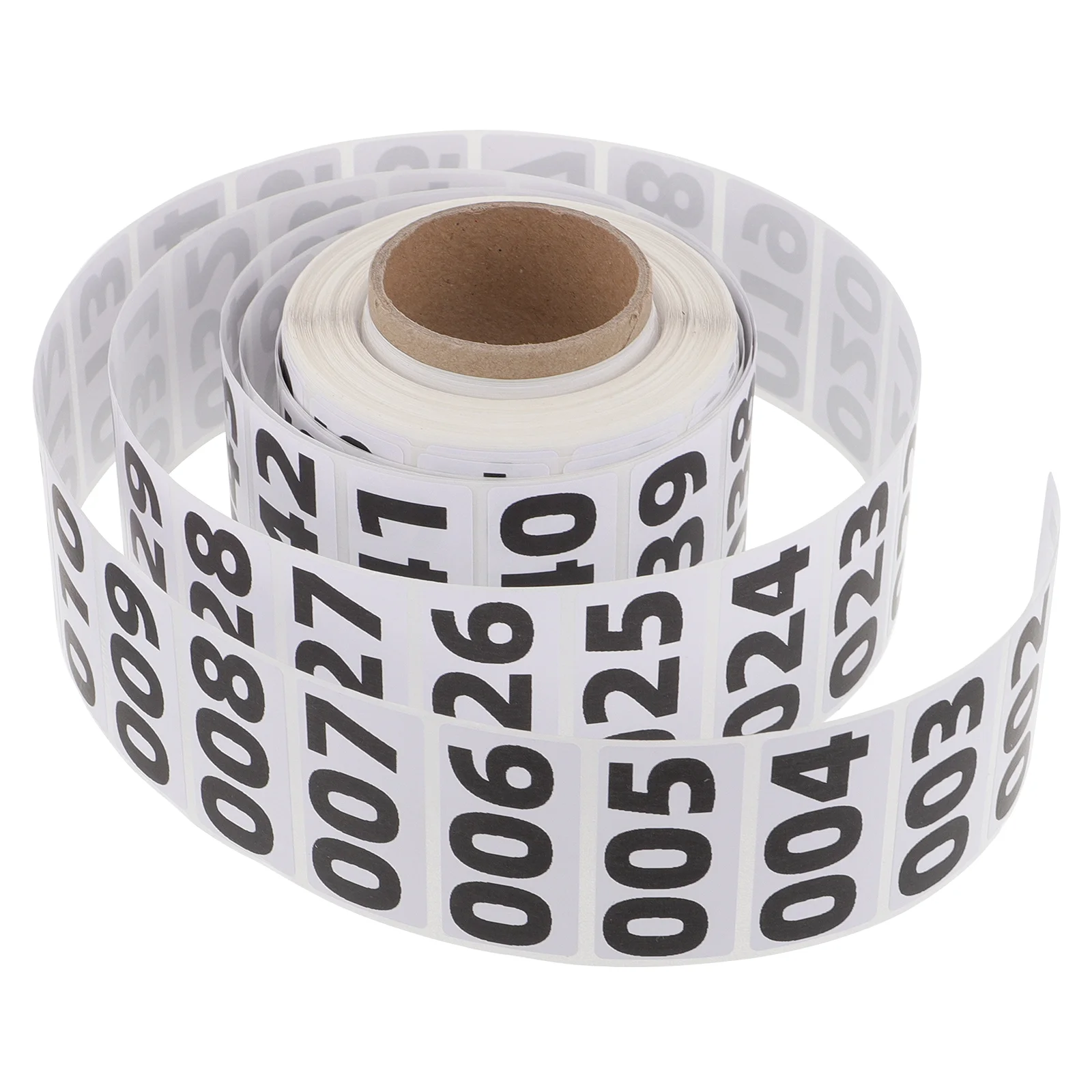 

1 Roll Durable Convenient Self-adhesive Number Paster Number Decal Label Stickers