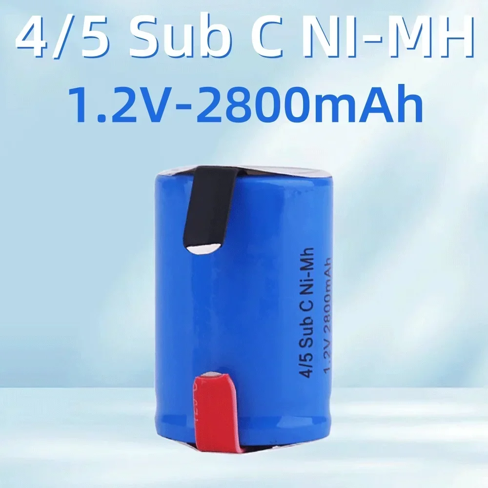 Аккумуляторная батарея с пластинами 4/5 SC Sub C Hoge Ontlading 1 2 V 2800mAh Oplaadnaked Ni-MH