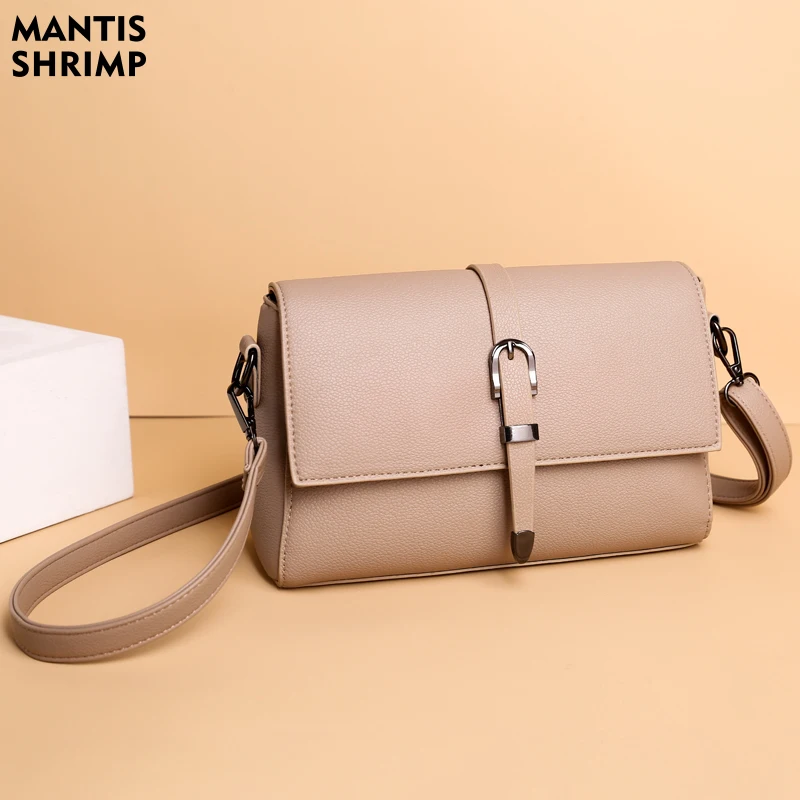 

Vintage Handbags Designer Simple Fashion Women's Package High Quality Crossbody Bags Female PU Leather Shoulder Messenger Bag