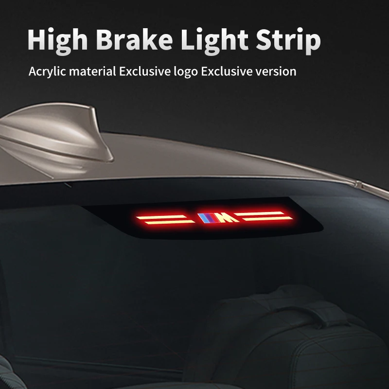 M Performance Эмблема автомобиля Высокий стоп-сигнал Наклейка Декор Для BMW 3 4 5 6 7 серии