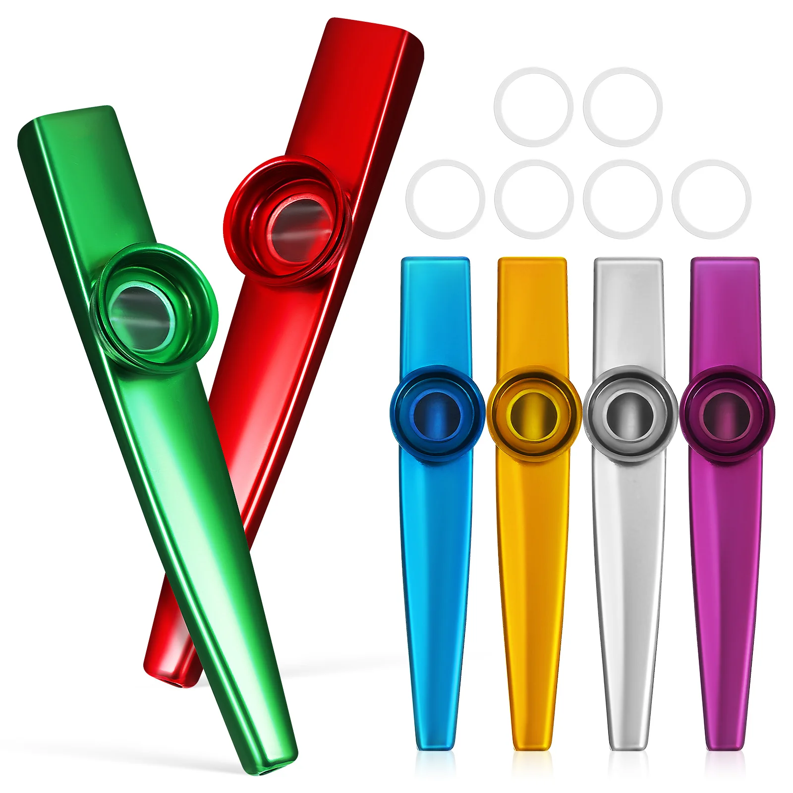 6-шт. инструмент Kazoo для музыкального любовника музыкальные Kazoos взрослых на базе