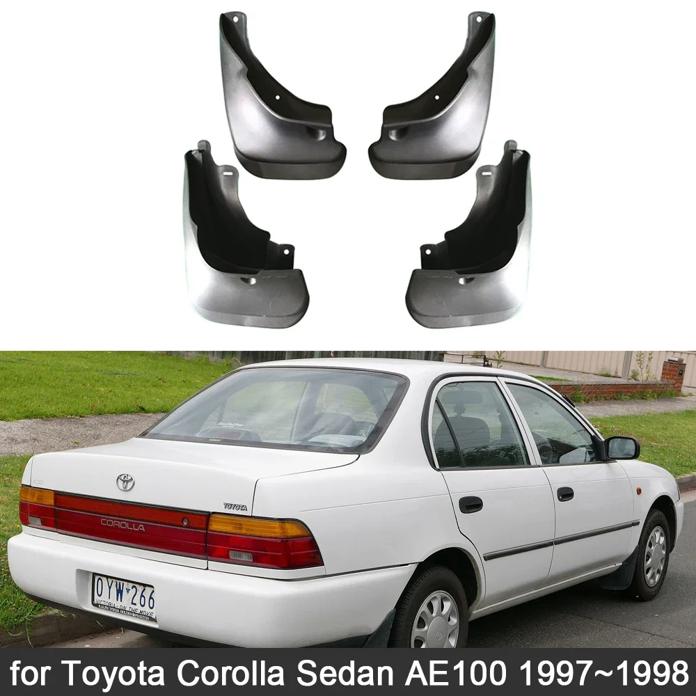 

4X автомобильные брызговики для Toyota Corolla AE100 E100 1997 1998 1999 брызговики передние и задние крылья дефлектор автомобильные аксессуары