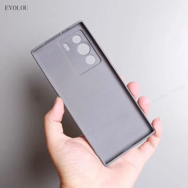 For ZTE Nubia Red Magic 10 Pro Plus 10pro Slim Matte Sandstone Soft Case for Redmagic 9 Pro+ Shockproof Silicone Bumper