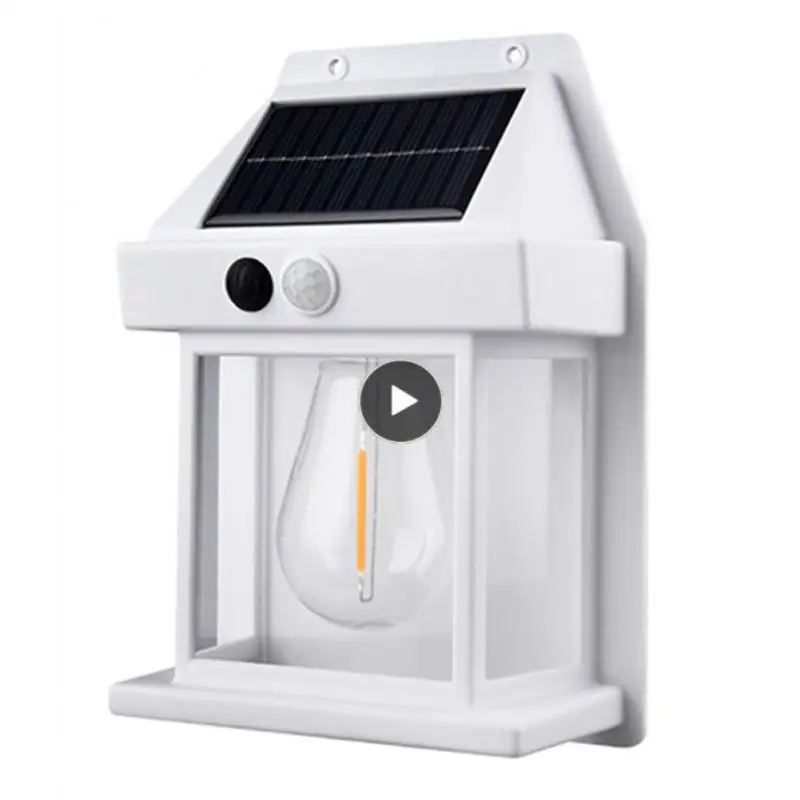 

Infrared Sensing Garden Decoration Light 3 Working Modes Solar Charging Led Solar Bulb Waterproof Outdoor Lighting