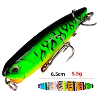 topwater surface pencil popper bait bass pike lure walk the dog 65mm 5 5g fishing lure walk the dog